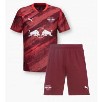 RB Leipzig Arthur Vermeeren #18 Vonkajší Detský futbalový dres 2024-25 Krátky Rukáv (+ trenírky)